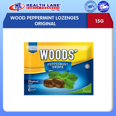 WOODS PEPPERPUDINALOZENGES ORIGINAL 15G